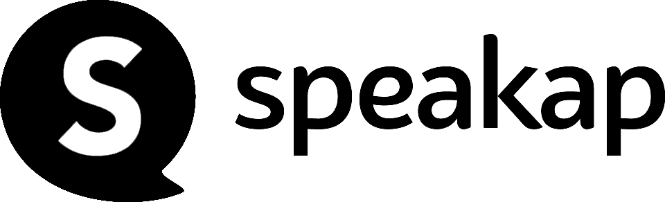 Speakap logo black