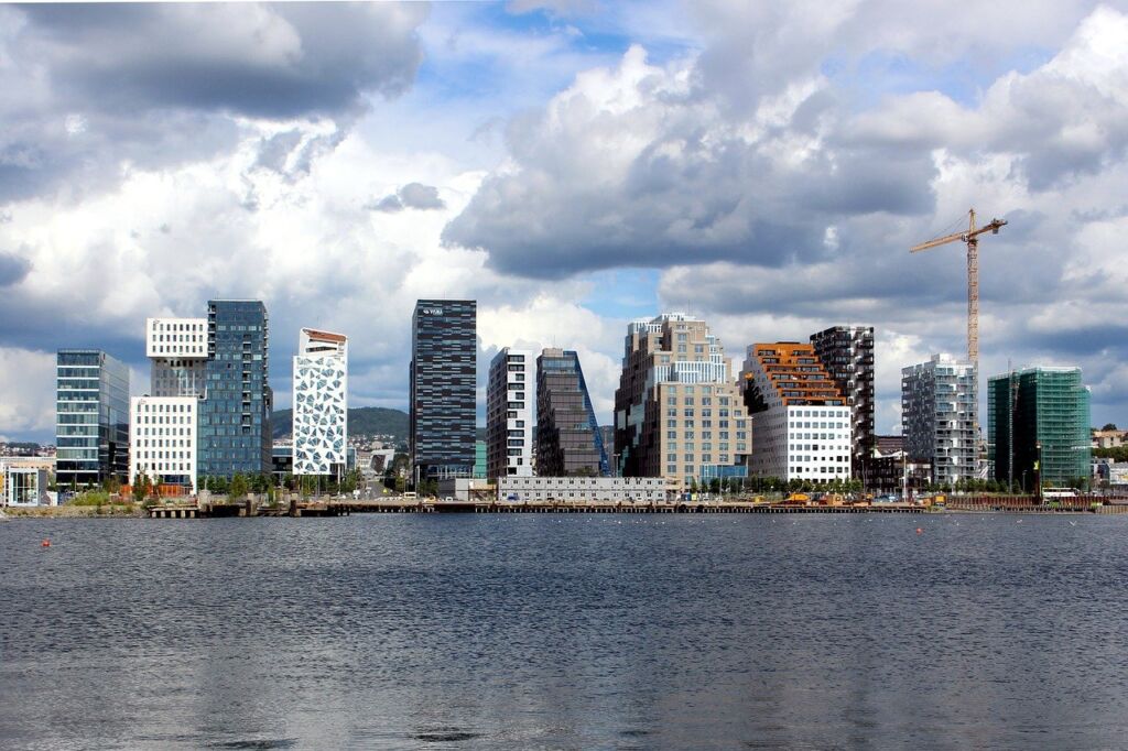 A panoramic view of Oslo, Norway